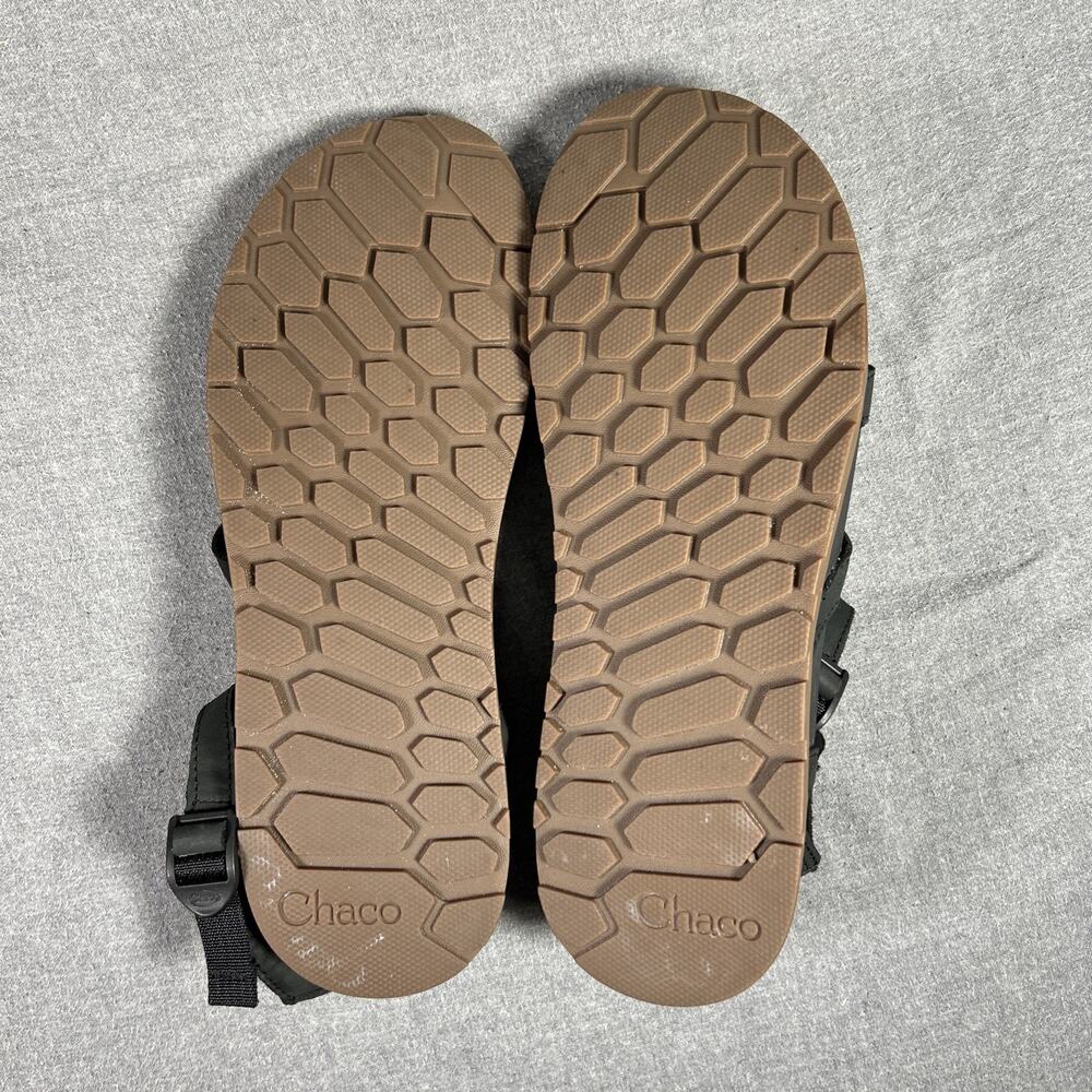 Chacos Sandal Women’s Size 11 Black Leather Lowdown Strappy High Flat - Picture 4 of 9